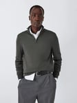 John Lewis Extra Fine Merino Wool Half Zip Jumper