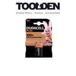 Duracell DUR9V100PP1 9V Plus Power 100% Battery (Single Pack)