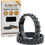 DÄCK Hjul för IROBOT ROOMBA 500 600 700 800 och 900-serien (2-pack) Tillverkad i Spanien Halkfria exceptionellt grepp och enkel montering