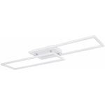 Plafonnier led lampe de salon moderne Memory cct plafonnier led blanc carré 3 niveaux, métal plastique, 1x led 1x 36W 2200lm 2700,4000,6000K, LxlxH