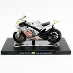 Modèle réduit Moto Yamaha YZR-M1 Valencia 2007 Valentino Rossi Collection 1/18