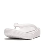 Fitflop Femme Sandales à Tige d'orteil Relieff Recovery Tongues, Blanc Urbain, 42 EU