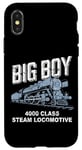 Coque pour iPhone X/XS Big Boy 4000 Locomotive à vapeur Locomotive Train Lover Lover