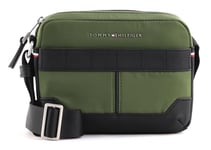 Tommy Hilfiger Sac Bandoulière Homme TH Elevated Nylon Camera Bag Petit Modèle, Vert (Mentor Green), Taille Unique