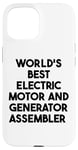 iPhone 15 World's Best Electric Motor And Generator Assembler Case