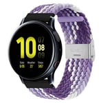 Punottu elastinen rannekoru Samsung Galaxy Watch Active 2 (40mm) - gra