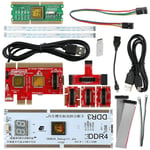 Kqcpet6 V8-Analyseur De Carte Mère Pour Téléphone Portable,Pc,Ordinateur Portable,Carte De Test De Diagnostic Intelligente,Usb,Pci,Pcie,Lpc,Pci-E - Type Full Set