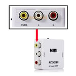 Mini RCA AV to HDMI Converter Adapter Composite AV2HDMI Converter 1080P DVD uk