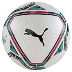 Puma teamFINAL 21 Lite Ball 290g Ballon De Foot Mixte Adulte, White-Rose Red-Ocean Depths Black, 3