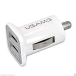 USAMS USB CAR CHARGER  IPHONE 6 6 PLUS 5 5C 5S SAMSUNG GALAXY S3 S4 S5 S6  