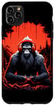 Coque pour iPhone 11 Pro Max Bigfoot Gamer Graphic Art - Joueur de jeux vidéo amusant