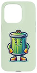 iPhone 15 Pro Garbage Trash Can Cartoon Character Design Case