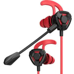 G9 red Écouteurs de jeu dynamiques filaires avec touristes, contrôle du volume du micro, casque de jeu, ensembles de sauna, PS4, Xbox One, Nintendo Switch, PUBG, PC, 3.5mm ""Nipseyteko