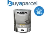 Ronseal 37675 One Coat Tile Paint White Gloss 750ml RSLOCTPWG750