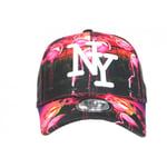 Casquette Enfant Flamant Rose Mode Tropicale NY Baseball de 7 a 11 ans-Taille u