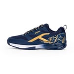 HUNDRED Homme Beast Max Chaussure de Badminton, Navy/Gold, 45 EU