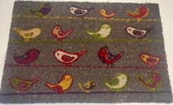 Birds on a Wire Welcome doormat - Birds door mat - Multicolour birds Door Mat