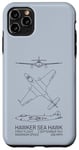 Coque pour iPhone 11 Pro Max Plans d'avion britannique Hawker Sea Hawk