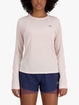 New Balance Athlete Long Sleeve Top, Quartz Pink