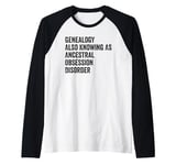 Fun Sarcastic Genealogy Genealogist Tree Historian Men Women Raglan Baseball Tee