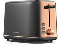 Kenwood Toaster 2 slot Abbey Lux in Grey/ Rose Gold TCP05.C0DG - Brand New