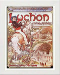 Lumartos, Vintage Poster Alphonse Mucha Queen Of The Pyrenees C1896, White, A3