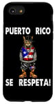 iPhone SE (2020) / 7 / 8 Puerto Rico Se Respeta Boricua Flag Cat Hood Protest Case