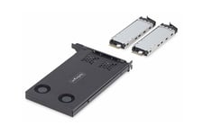 StarTech.com Dual-Bay M.2 NVMe SSD Removable Mobile Rack for PCIe x8 Slot - gränssnittsadapter - M.2 NVMe Card / PCIe (NVMe) - PCIe 4.0 x8