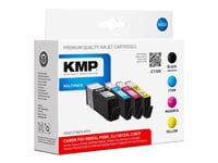 Kmp Multipack C110v - 4-Pack - Xxl-Storlek - Svart, Gul, Cyan, Magenta - Kompatibel - Bläckpatron (Alternativ För: Canon Cli-581Cxxl, Canon Cli-581Mxxl, Canon Cli-581Yxxl, Canon Pgi-580Pgbkxxl) - För Canon Pixma Ts6251, Ts6350, Ts6351, Ts705, Ts8252