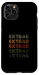 iPhone 11 Pro Love Heart Extras Tee Grunge Vintage Style Black Extras Case