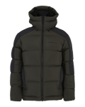 Down Puffer Hood Jacket M Olive Extreme/Black (XL)