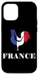 Coque pour iPhone 12/12 Pro Drapeau de la France Fierté Racines françaises Fière Française Poule Français Français