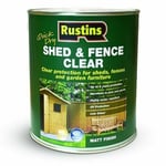 Rustins Quick Dry Shed and Fence Treatment Clear 1 Litre  Lasts up to 5 Years