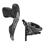 Shimano GRX815 Di2 Front or Rear Disc Brake - Dark Grey / 11 Speed 1650mm Hose Right Lever