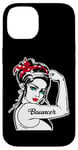 iPhone 14 Female Bouncer Rosie The Riveter Pin Up Girl Bouncer Case