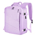 Leyrica Sac a Dos Cabine 45x36x20 pour Easyjet Bagage Avion Sac de Voyage Valise à Main Sac Cabine Imperméable Sac de Sport Sac d’école Sac de Travail (Violet)