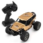 GRTVF Remote Control Car, 1/18 Model Alloy Off-Road Vehicle 4-Wheel Drive 30KPH High Speed Electric Climbing Truck 2.4Ghz All Terrain RC Rock Crawler Desert Buggy for Kids Adults Xmas Gifts