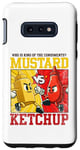 Coque pour Galaxy S10e Graphique de combat moutarde contre ketchup King of the Condiments