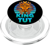 The Egyptian Pharaoh King Tut Mask Tutankhamun Illustration PopSockets PopGrip pour MagSafe