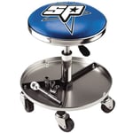 SP TOOLS SPR-55 - Siège Pivotant Et Réglable À Usage Intensif avec Espace De Rangement - Tabouret à roulettes Professionnel pour Garage et Atelier - Mobiliers d'atelier - Qualité Professionnelle