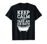 Ice Bath and Cold Shower Wellness Cold Therapy Recovery Tee T-Shirt