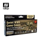 Vallejo Paint Set Soviet WWII Camo Colors