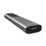 Wireless Presenter - Marmitek WPR-400 with Digital Pointer, Air Mouse, Zoom, 30M Range, USB Receiver for Professional Presentations, Compatible with Windows & macOS