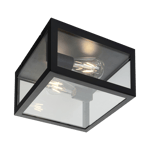 MS Dovre Taklampe 2xE27 Medium Sort