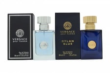 Versace Homme Duo Gift Set : Pour Homme EDT 30ml + Dylan Blue EDT 30ml