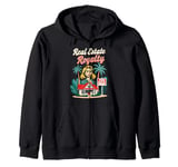 Real Estate Girl Property Management Broker Realtor Zip Hoodie