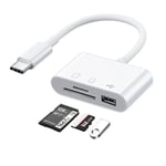 USB C SD Card Reader Micro SD to Type C OTG Adapter for SDHC SDXC TF iPhone