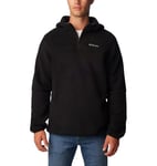 Columbia Men's Pullover Hoodie, Rugged Ridge III Sherpa Black