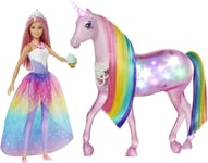 BARBIE dreamtopia licorne lumieres magique avec 25 et plus g boite