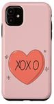 Coque pour iPhone 11 T-shirt XOXO-Design (édition minimaliste)